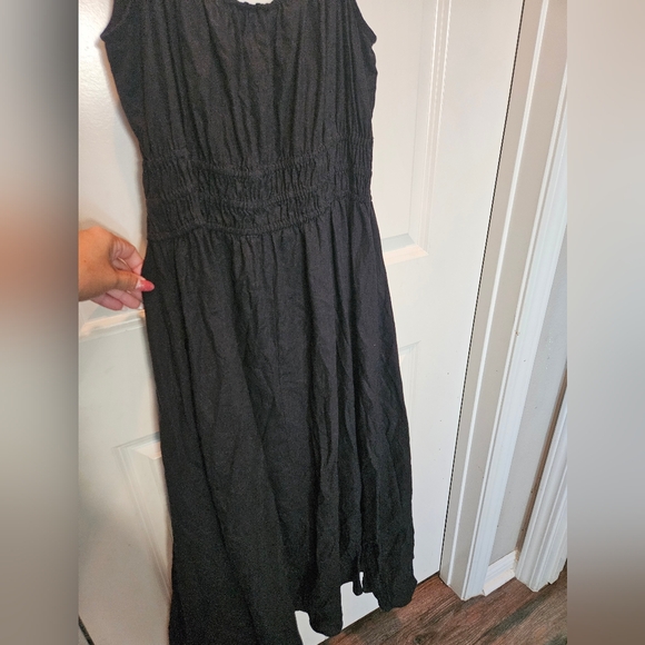 Madewell Linen Blend Sophia Cami Midi Dress - Picture 5 of 8